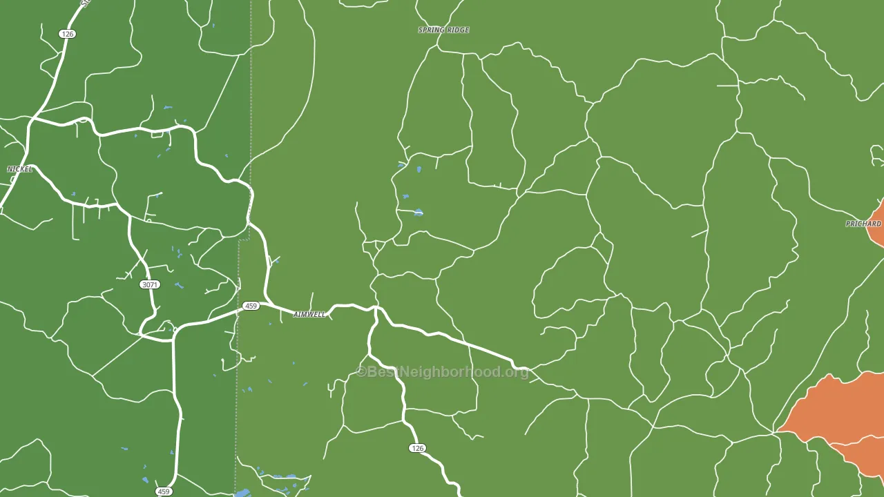 71401, LA block-group voter-turnout map