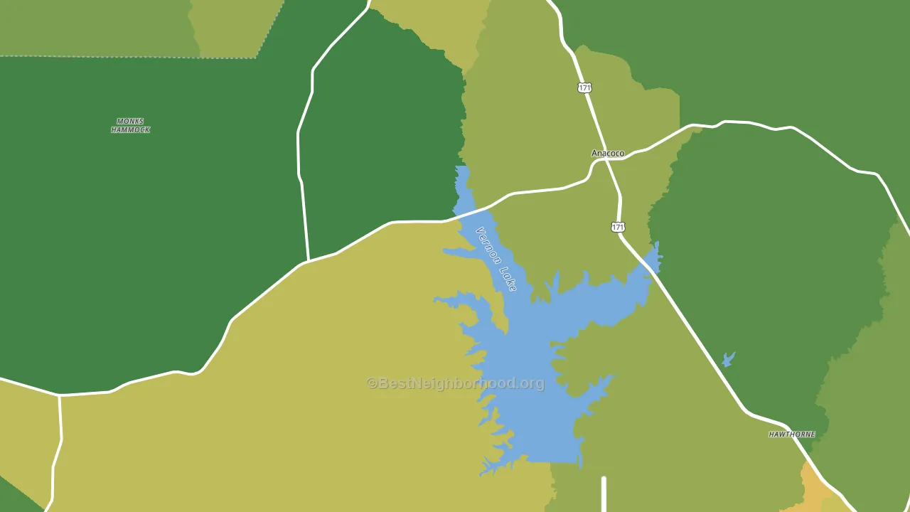 71403, LA block-group voter-turnout map