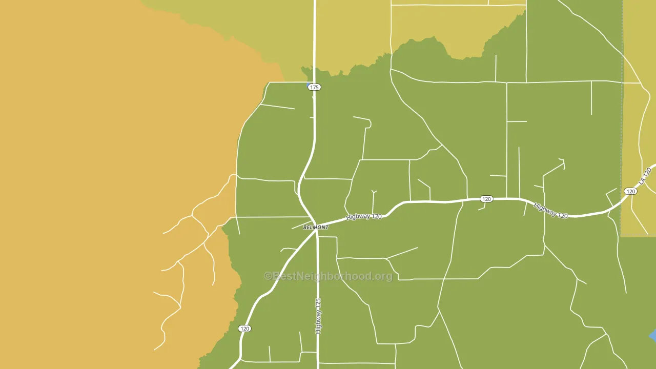 71406, LA block-group voter-turnout map