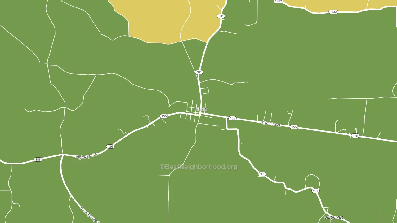 71410, LA block-group voter-turnout map