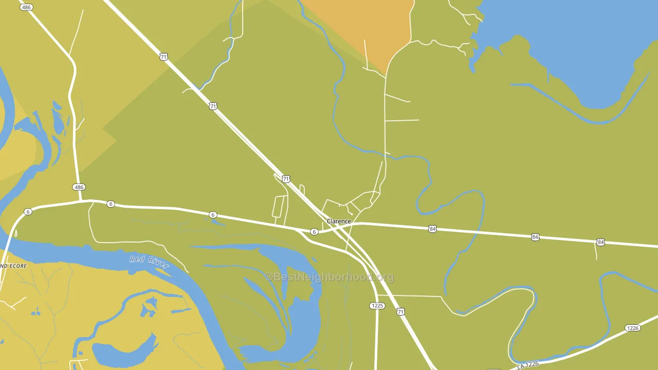 71414, LA block-group voter-turnout map