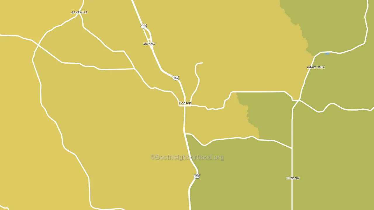 71422, LA block-group voter-turnout map