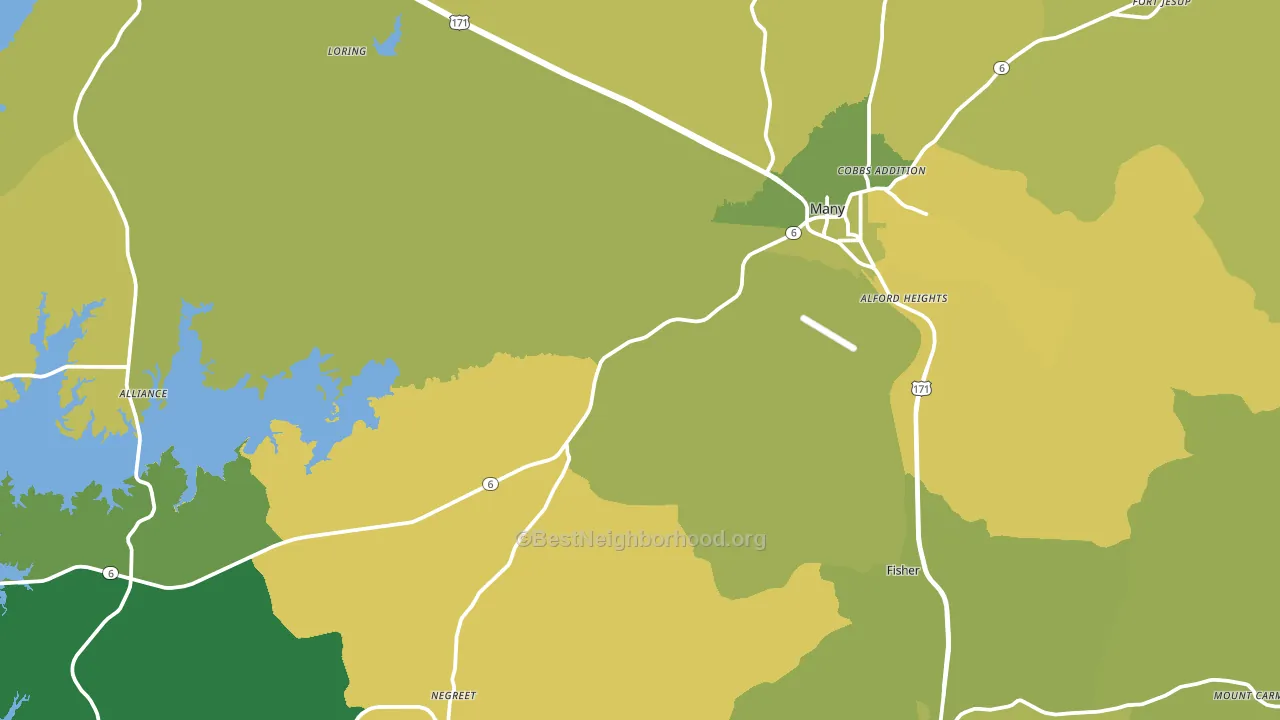 71449, LA block-group voter-turnout map