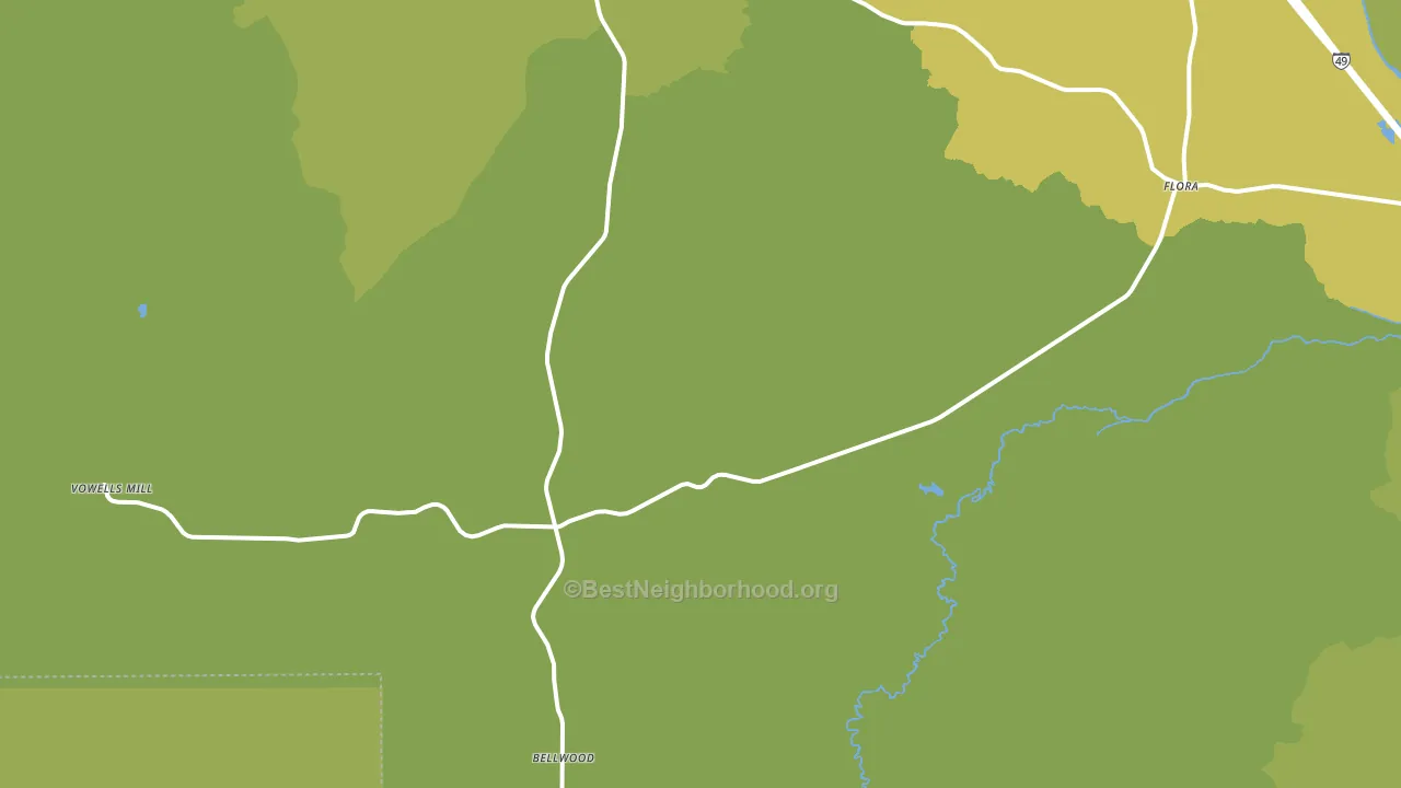 71468, LA block-group voter-turnout map