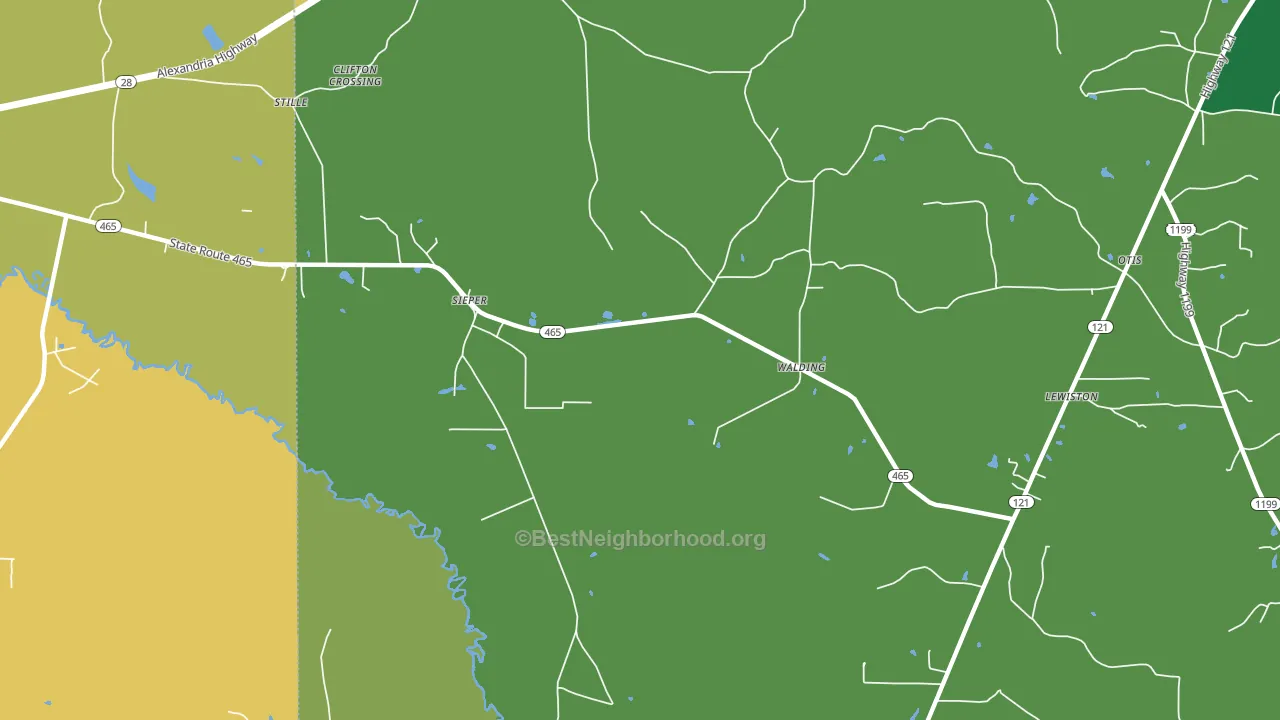 71472, LA block-group voter-turnout map