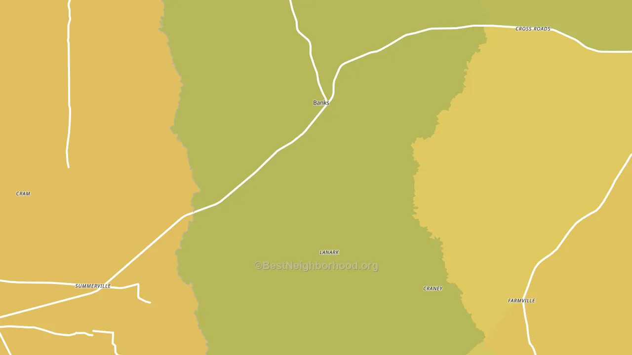 71631, AR block-group voter-turnout map