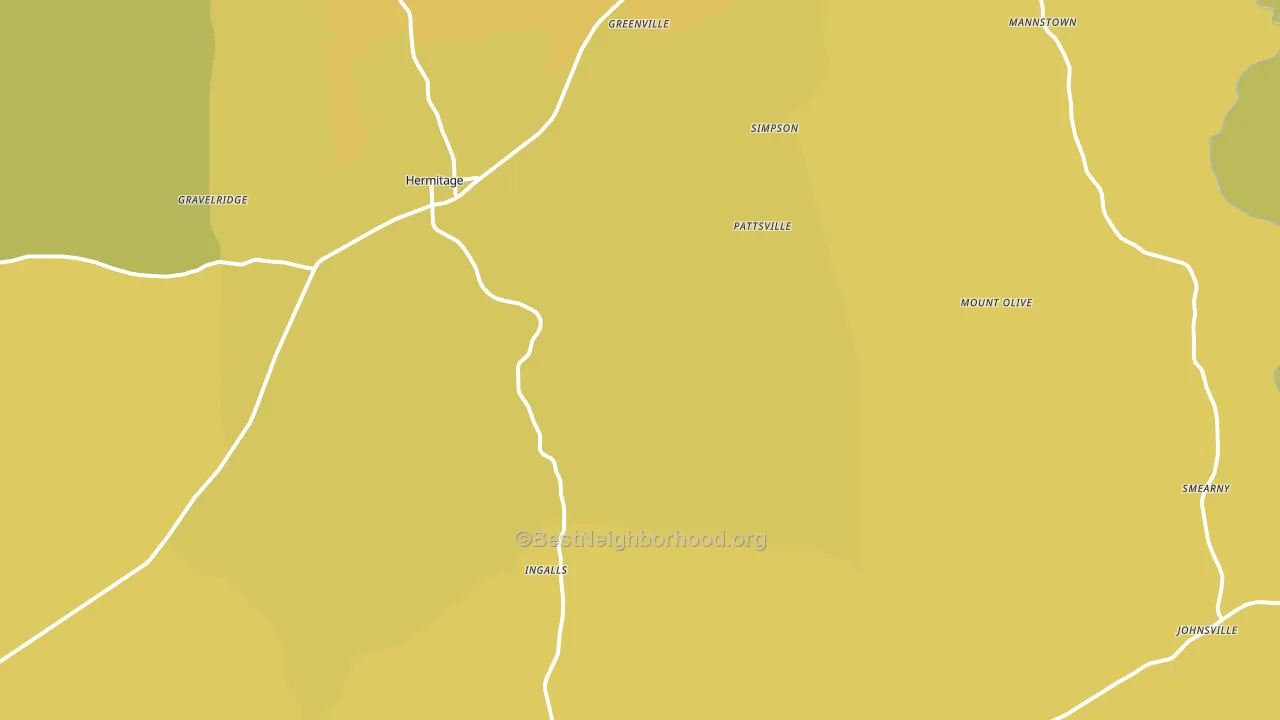 71647, AR block-group voter-turnout map