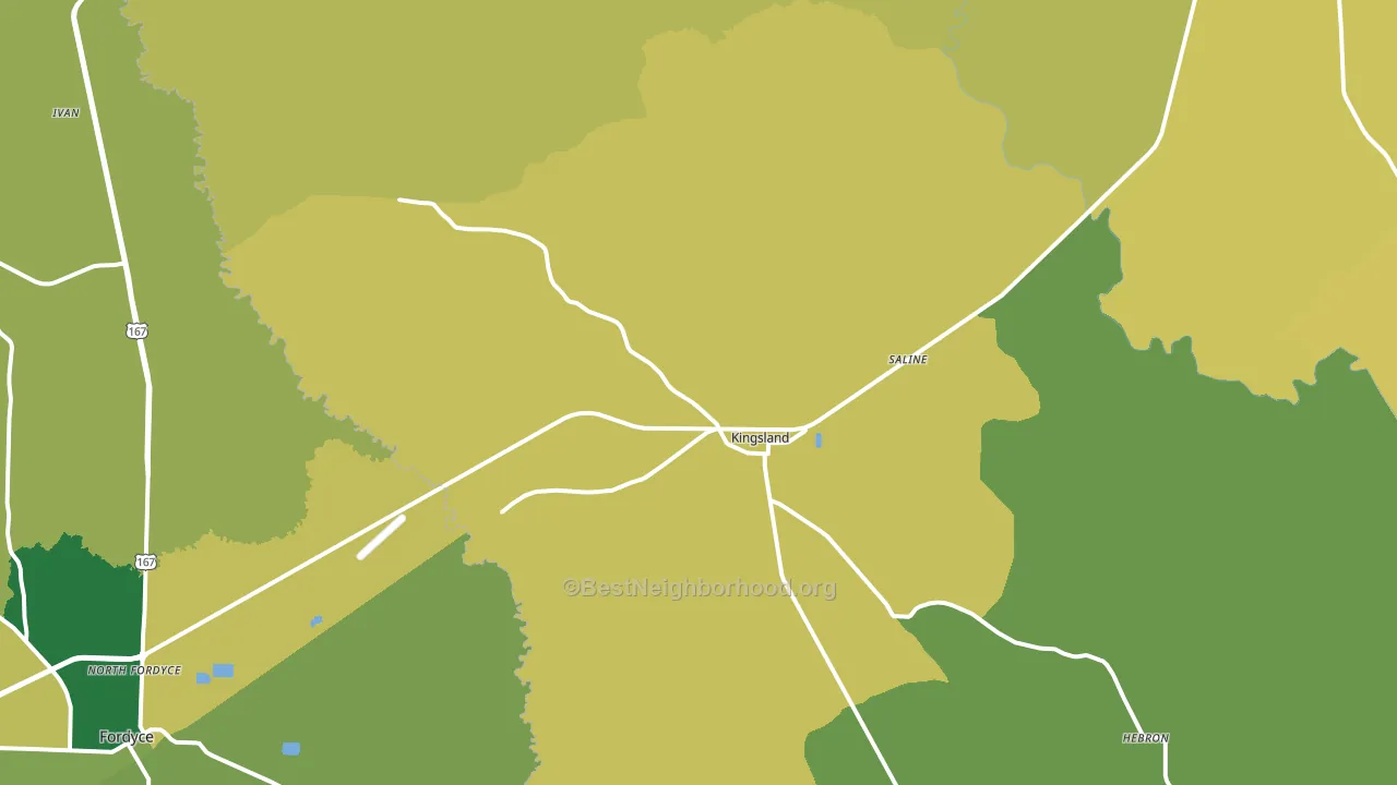 71652, AR block-group voter-turnout map