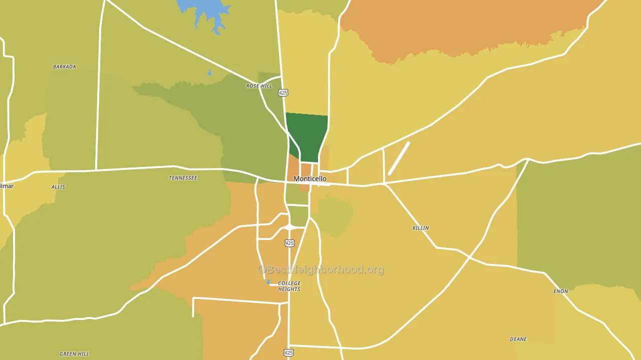 71655, AR block-group voter-turnout map