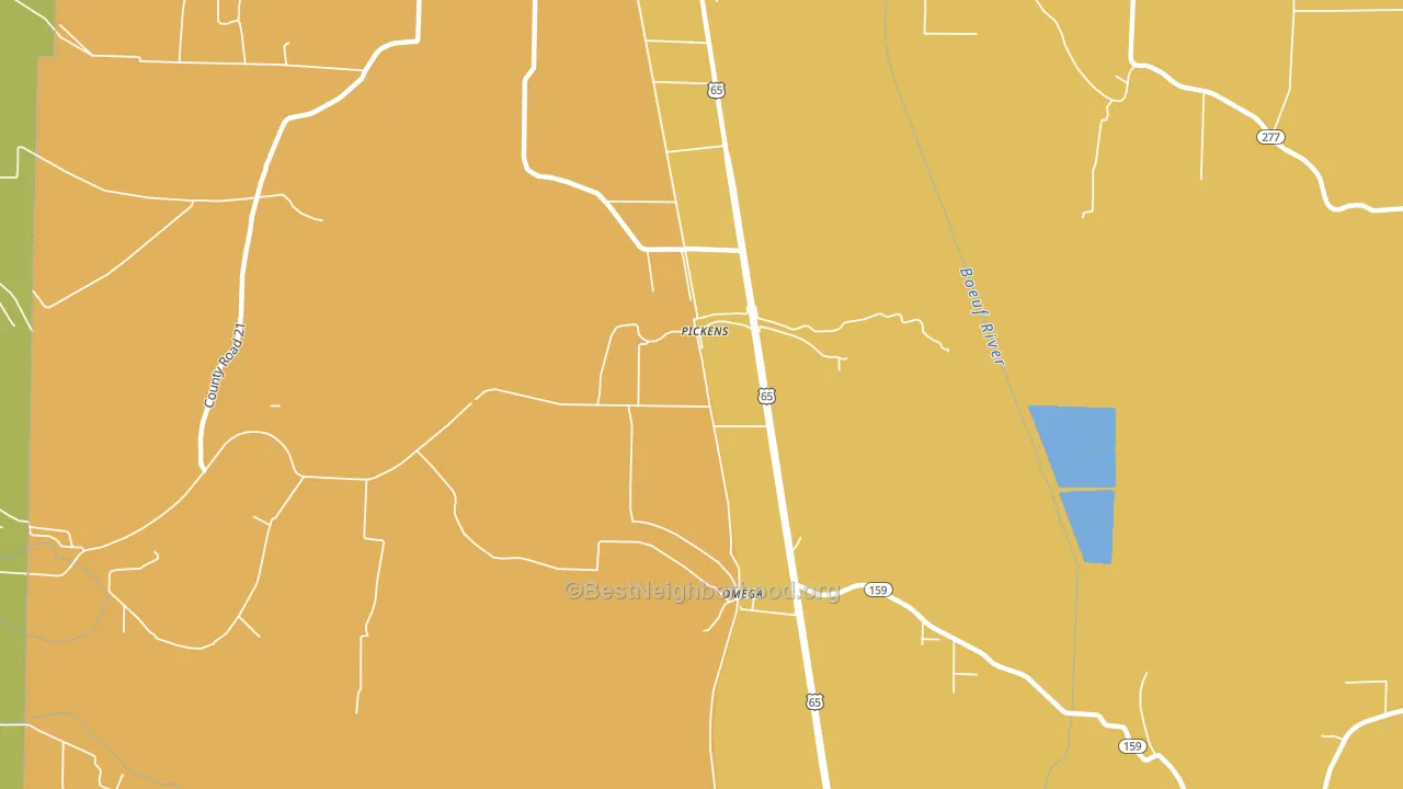 71662, AR block-group voter-turnout map