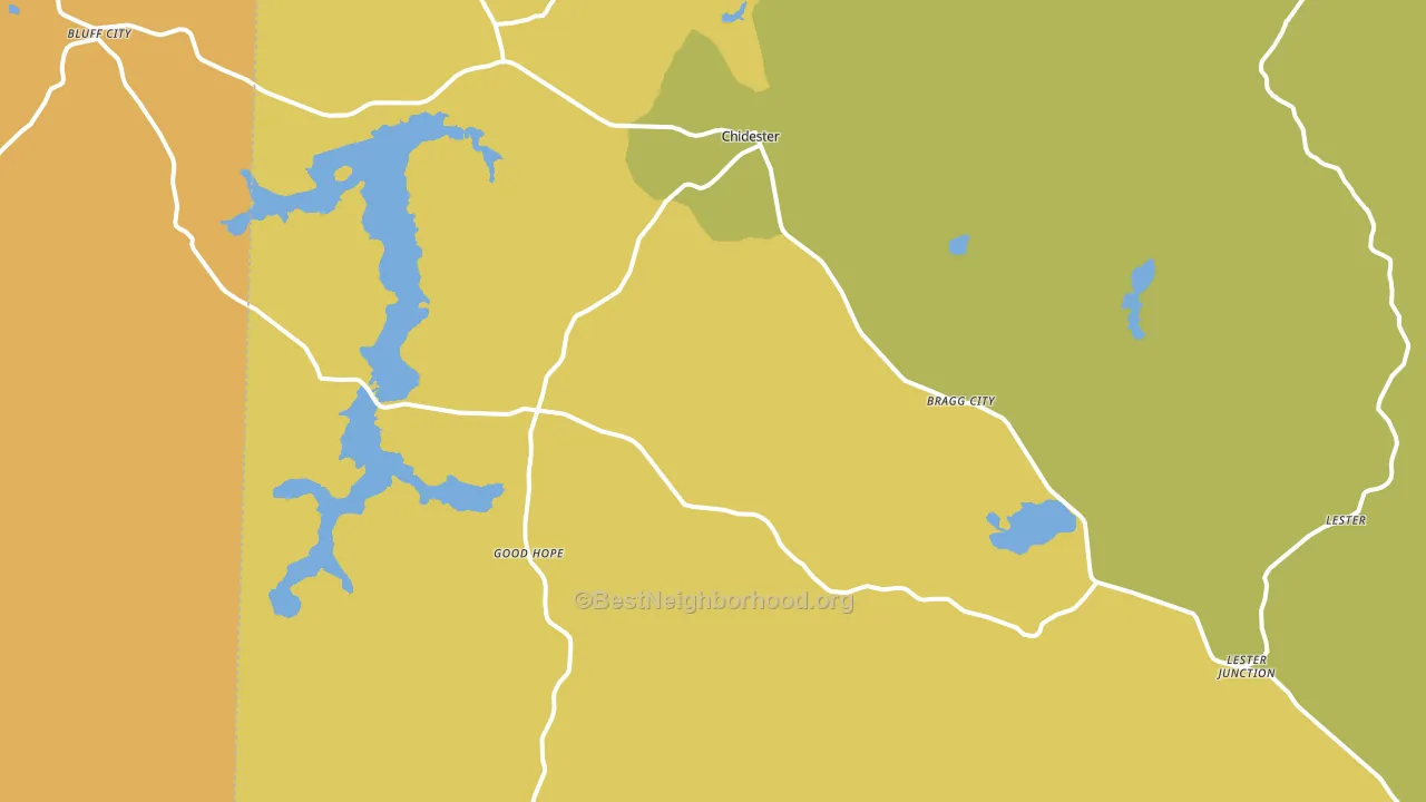 71726, AR block-group voter-turnout map