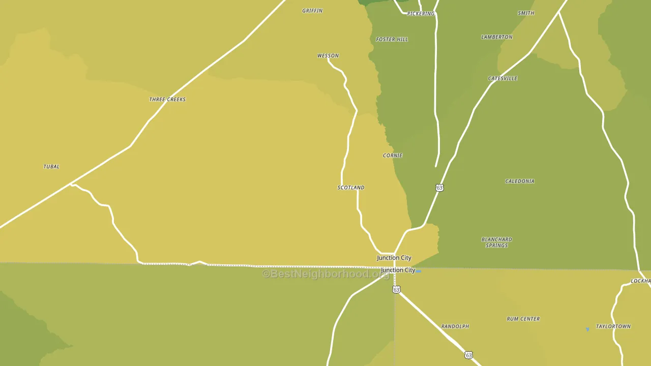71749, AR block-group voter-turnout map