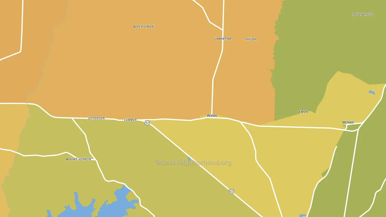 71770, AR block-group voter-turnout map