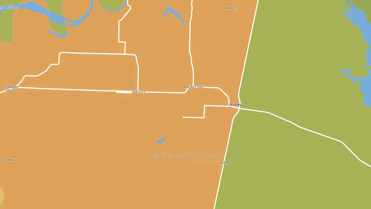 71826, AR block-group voter-turnout map