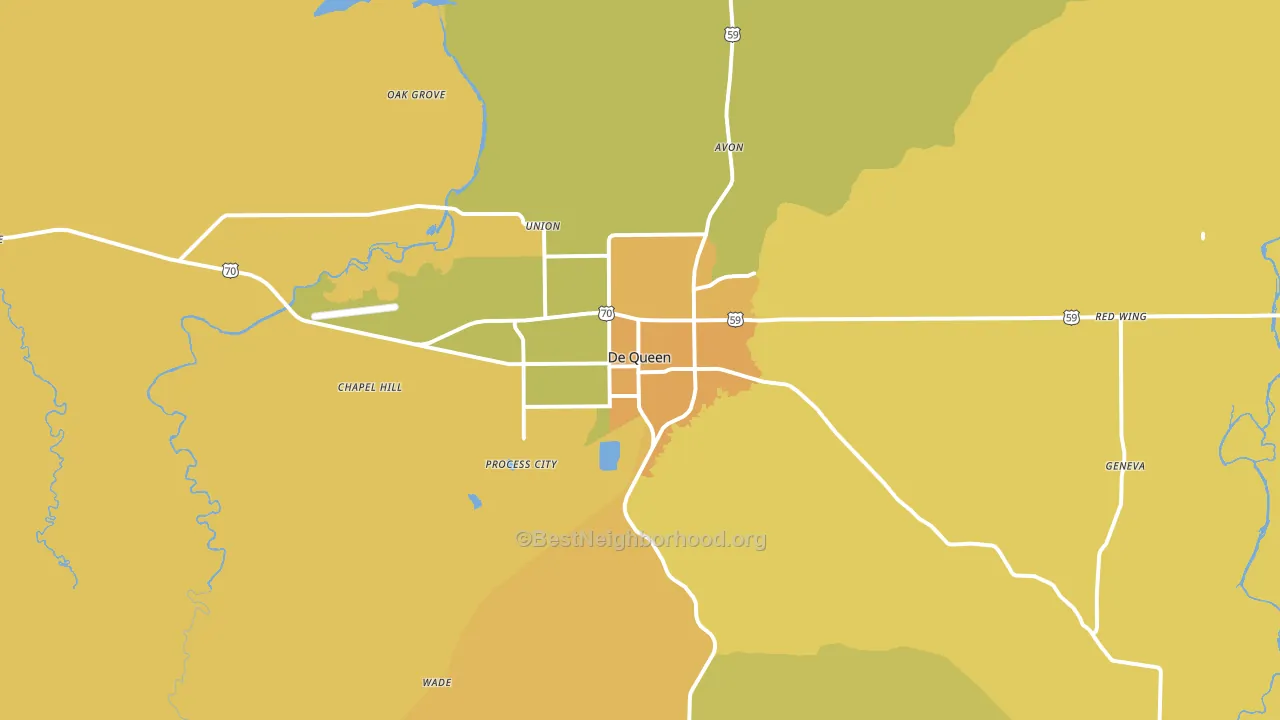 71832, AR block-group voter-turnout map