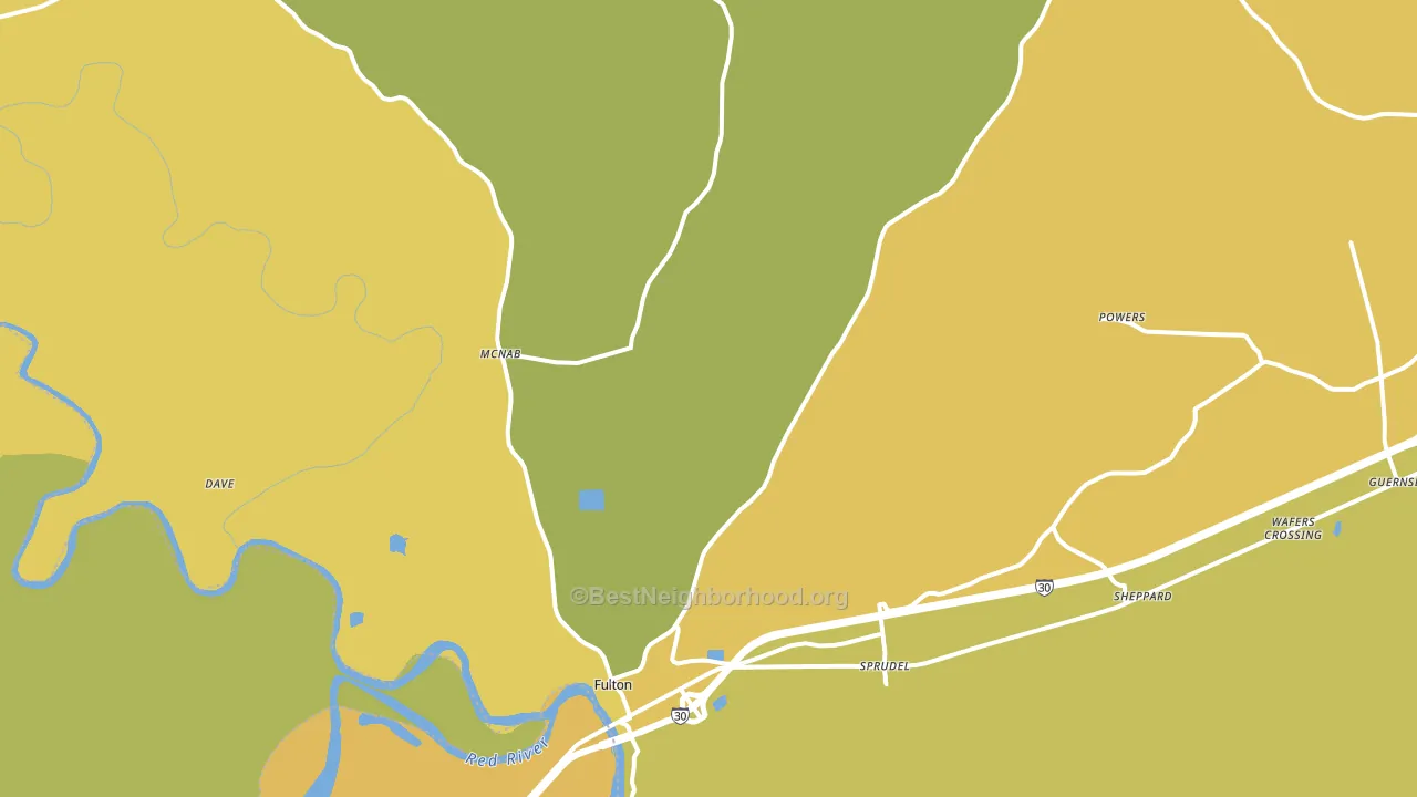 71838, AR block-group voter-turnout map