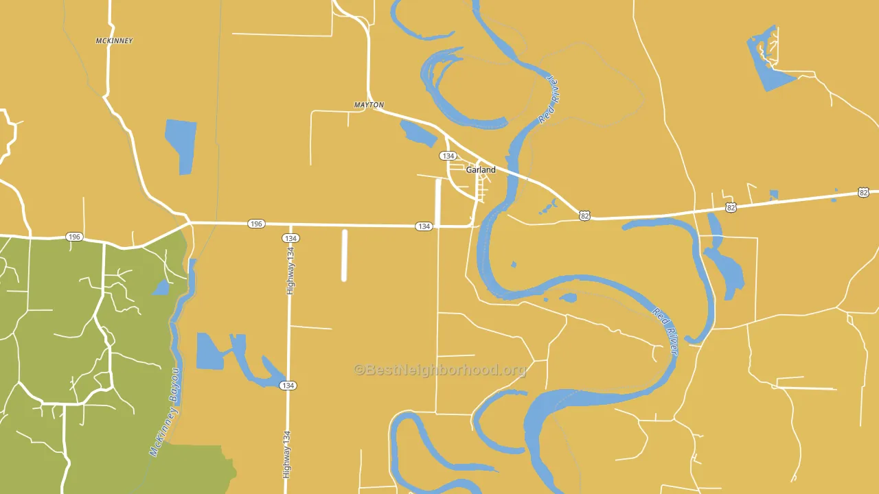 71839, AR block-group voter-turnout map