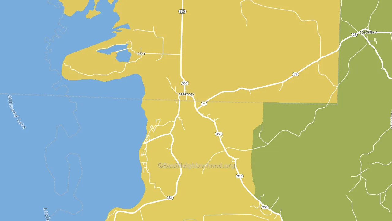71859, AR block-group voter-turnout map