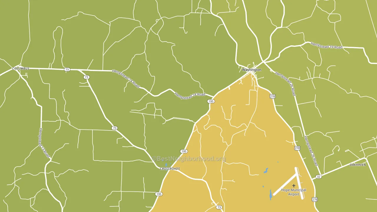 71862, AR block-group voter-turnout map