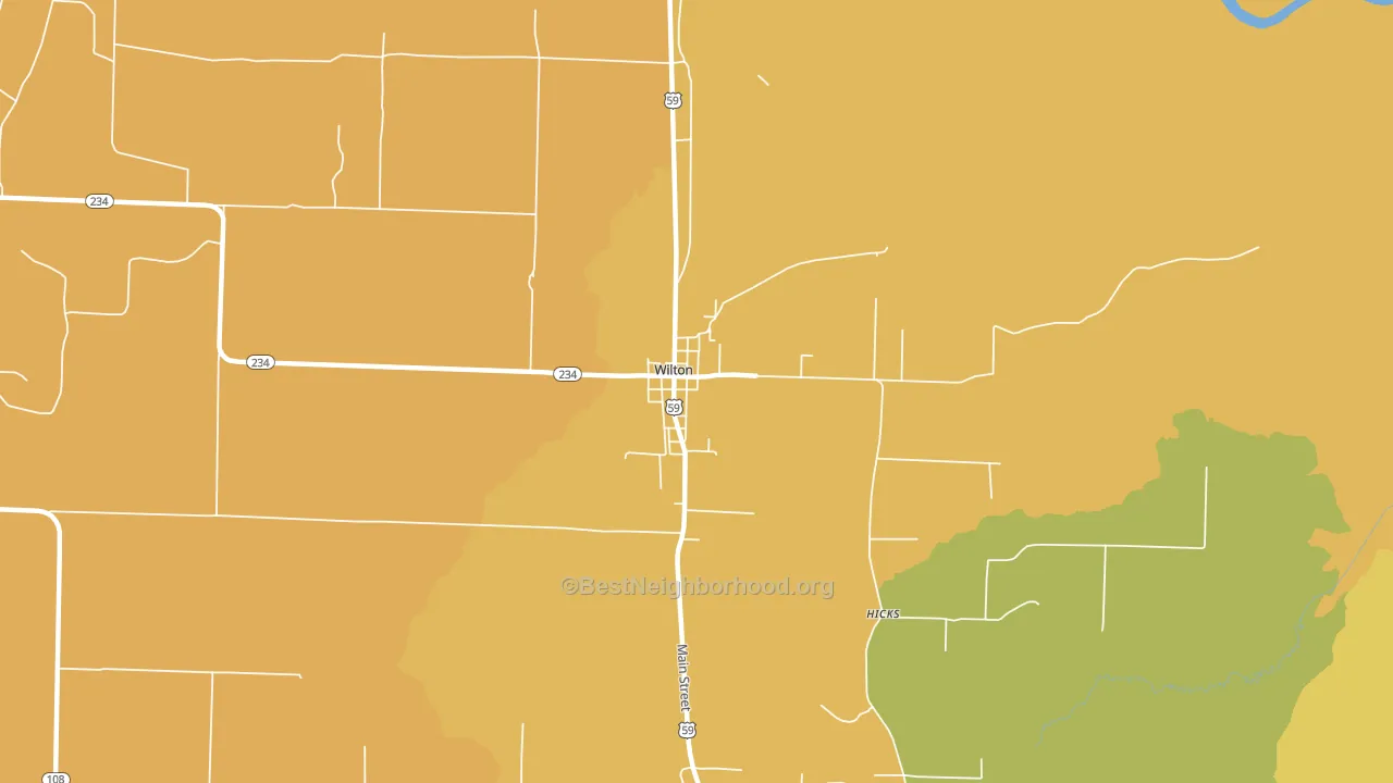 71865, AR block-group voter-turnout map