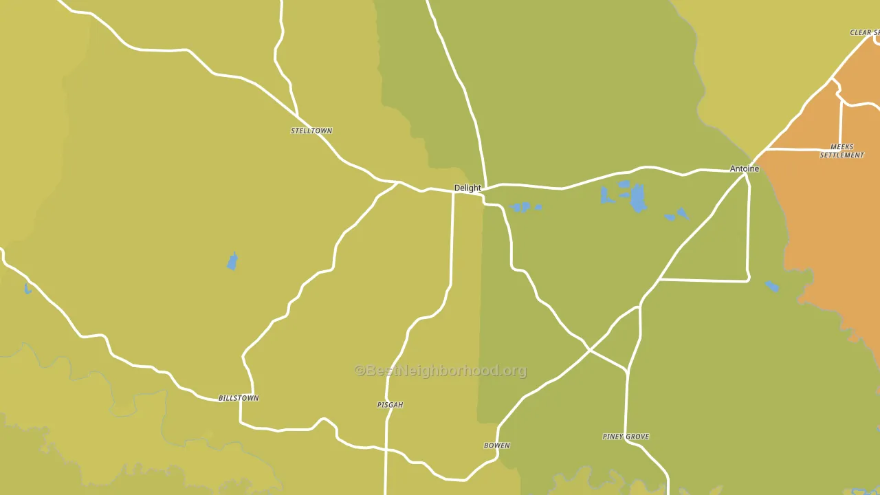 71940, AR block-group voter-turnout map