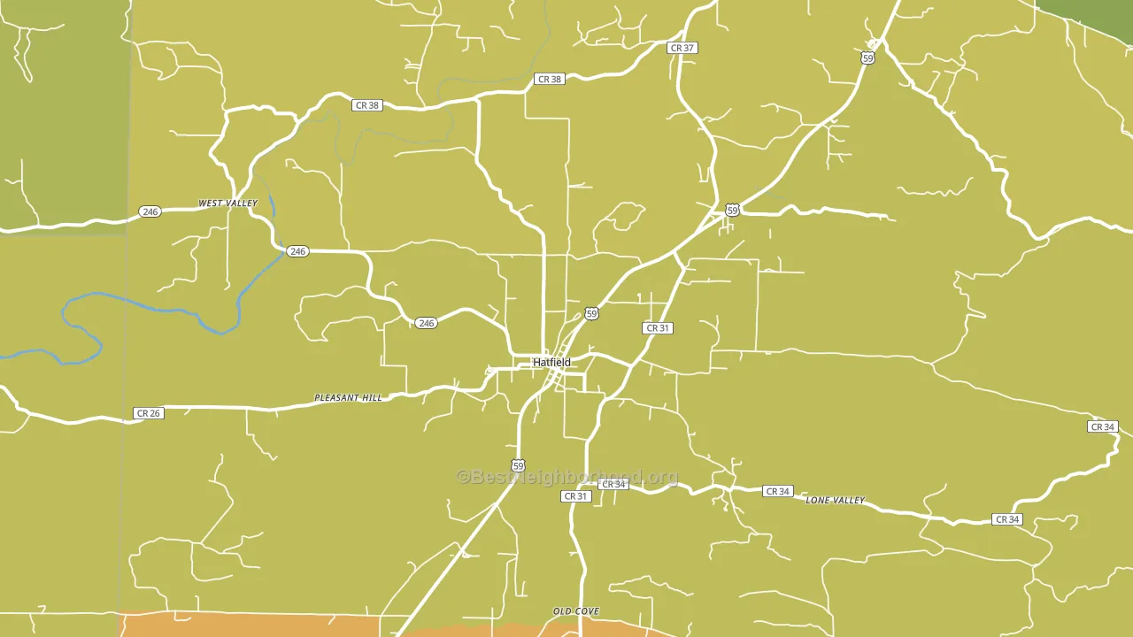 71945, AR block-group voter-turnout map