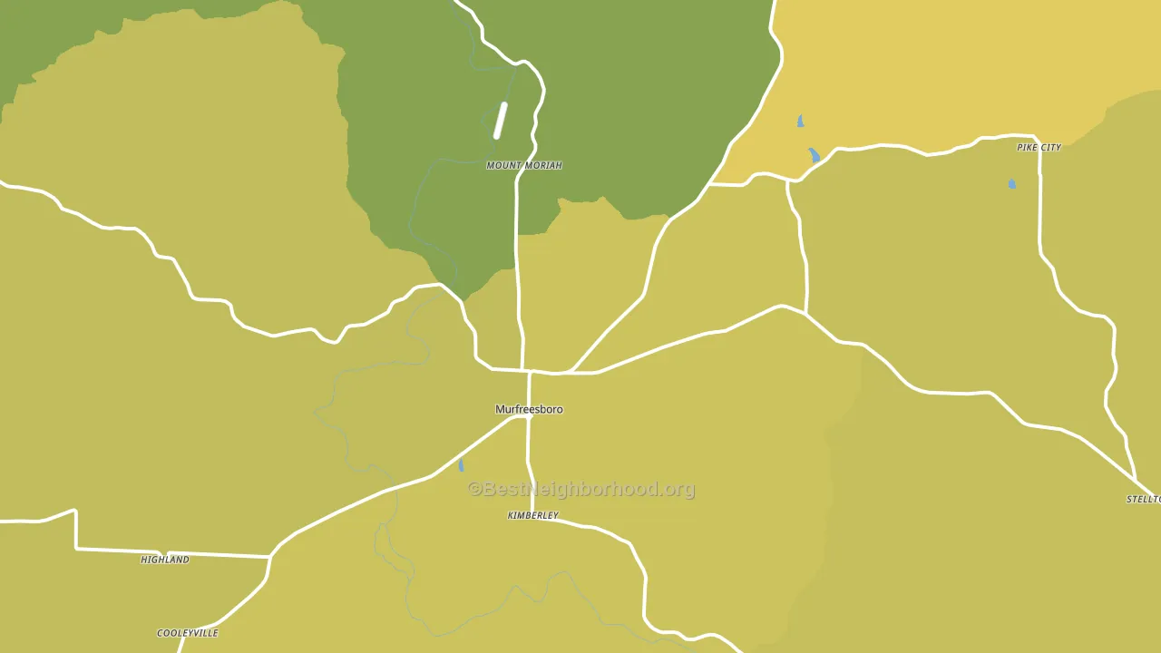 71958, AR block-group voter-turnout map