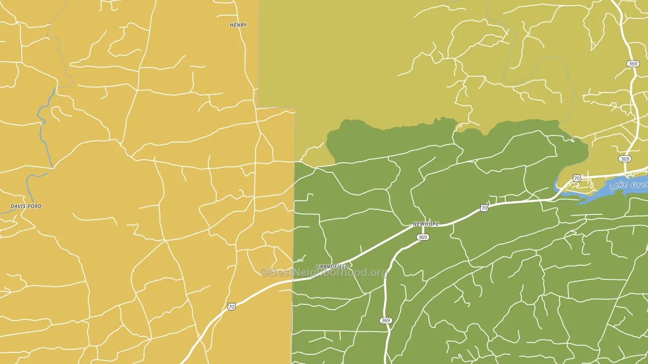 71959, AR block-group voter-turnout map