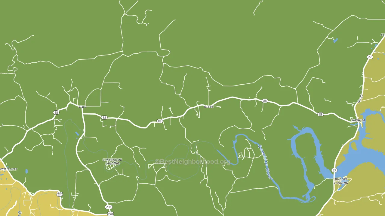 71969, AR block-group voter-turnout map