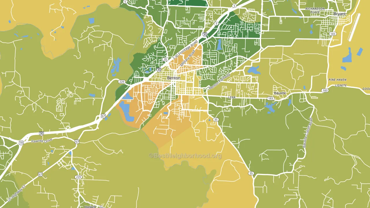 72015, AR block-group voter-turnout map