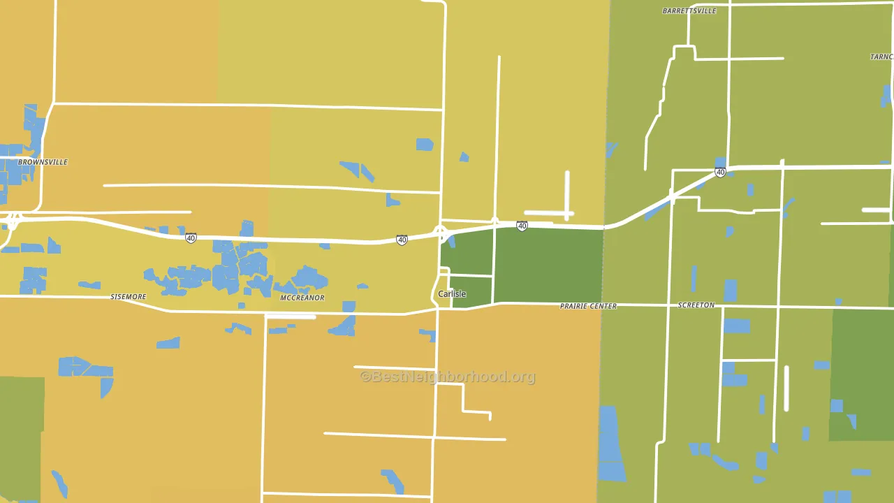 72024, AR block-group voter-turnout map