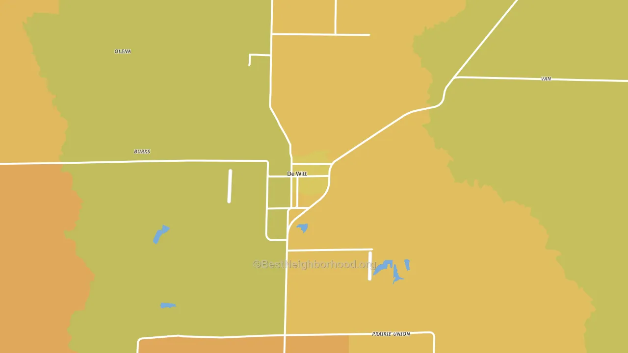 72042, AR block-group voter-turnout map