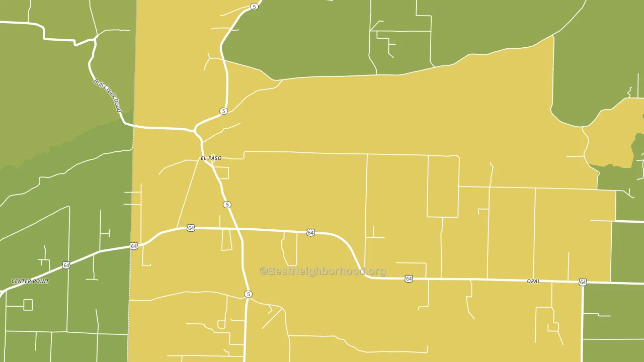 72045, AR block-group voter-turnout map
