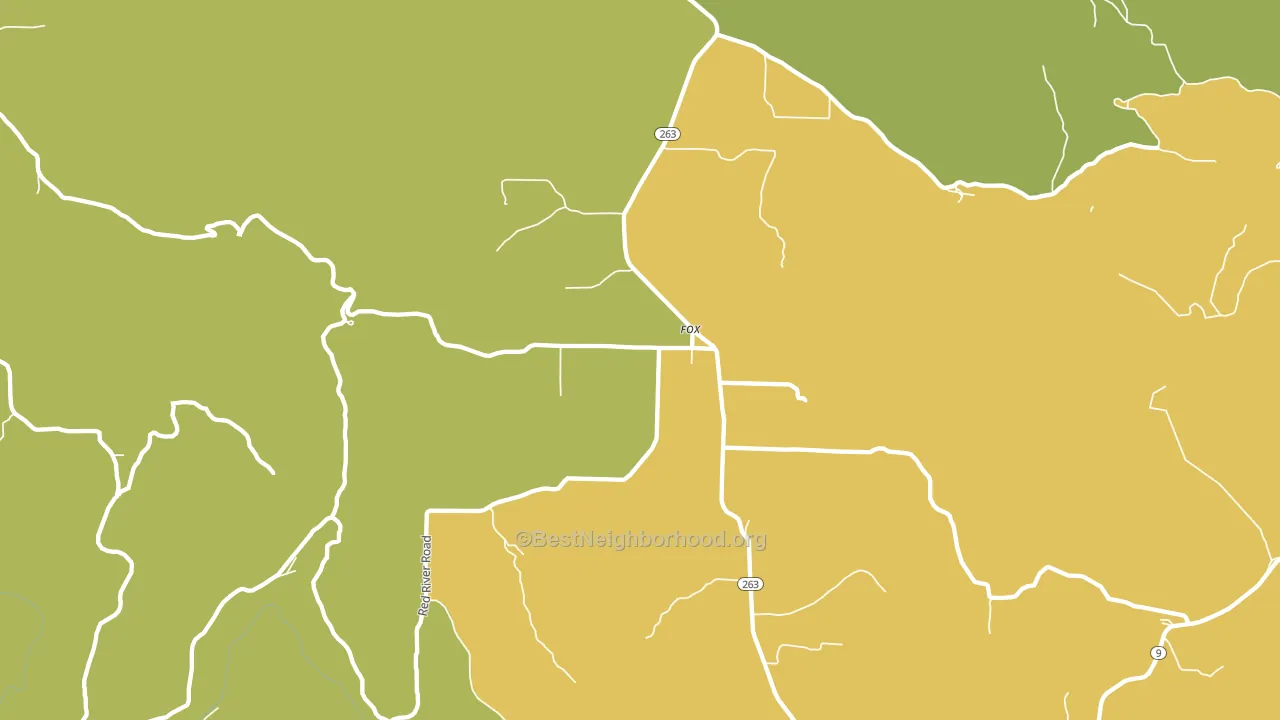 72051, AR block-group voter-turnout map