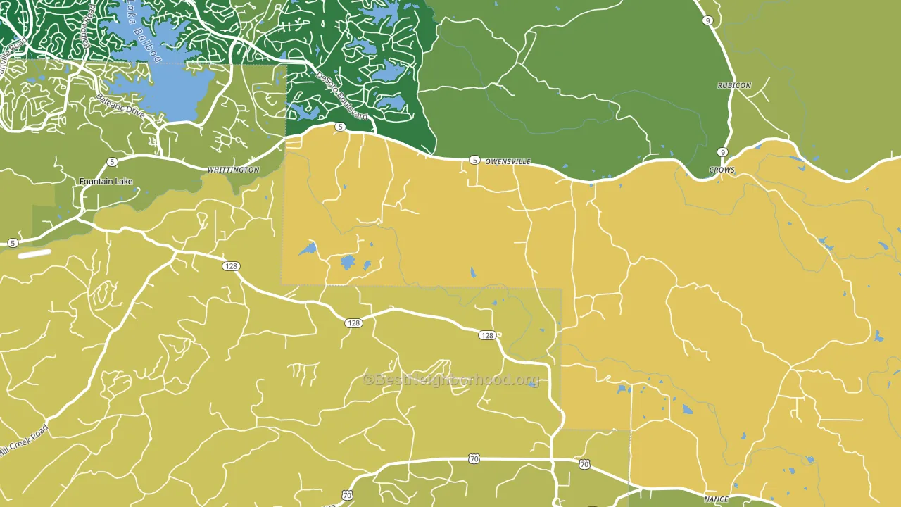 72087, AR block-group voter-turnout map