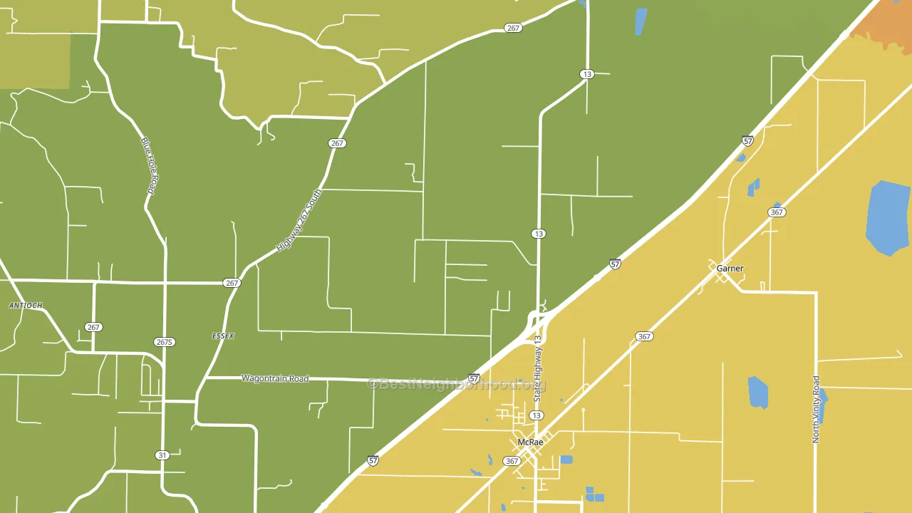 72102, AR block-group voter-turnout map
