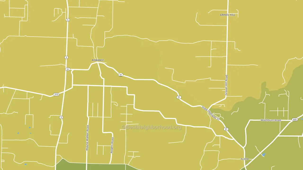 72136, AR block-group voter-turnout map