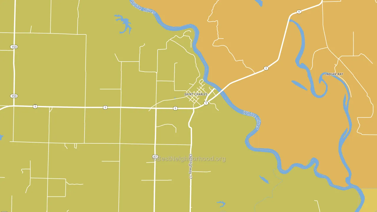 72140, AR block-group voter-turnout map