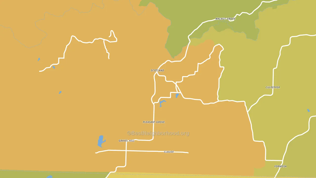 72141, AR block-group voter-turnout map