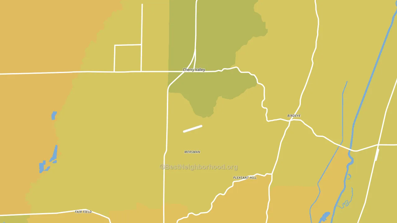 72324, AR block-group voter-turnout map