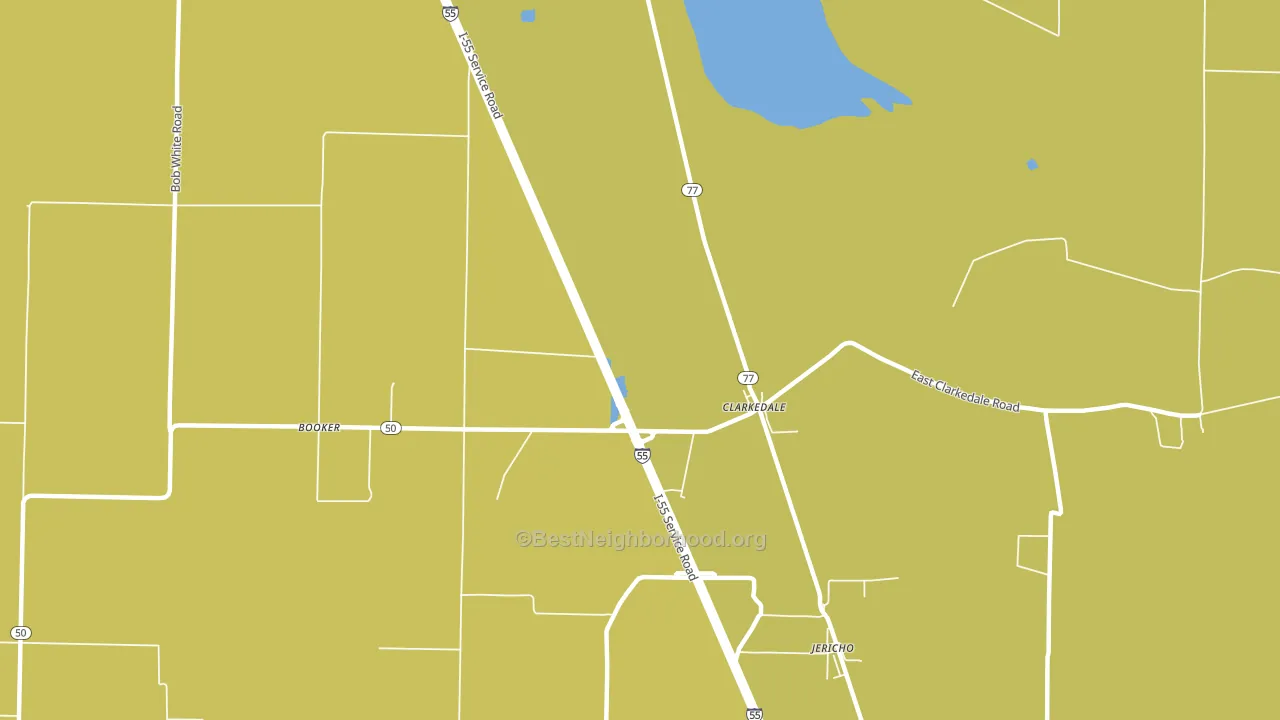 72325, AR block-group voter-turnout map