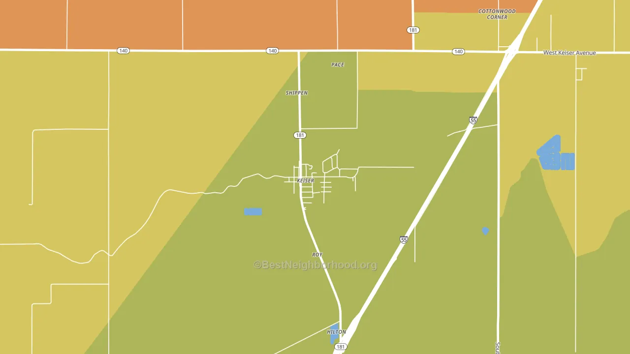 72351, AR block-group voter-turnout map