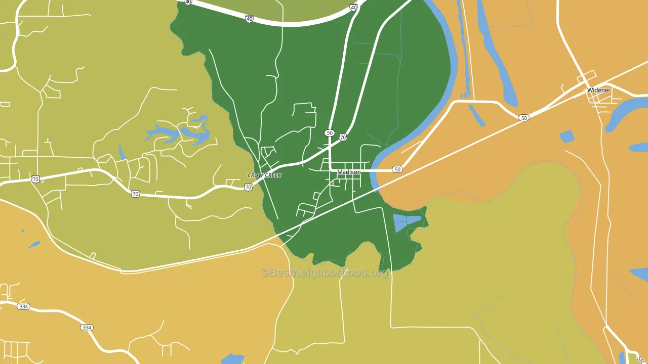 72359, AR block-group voter-turnout map