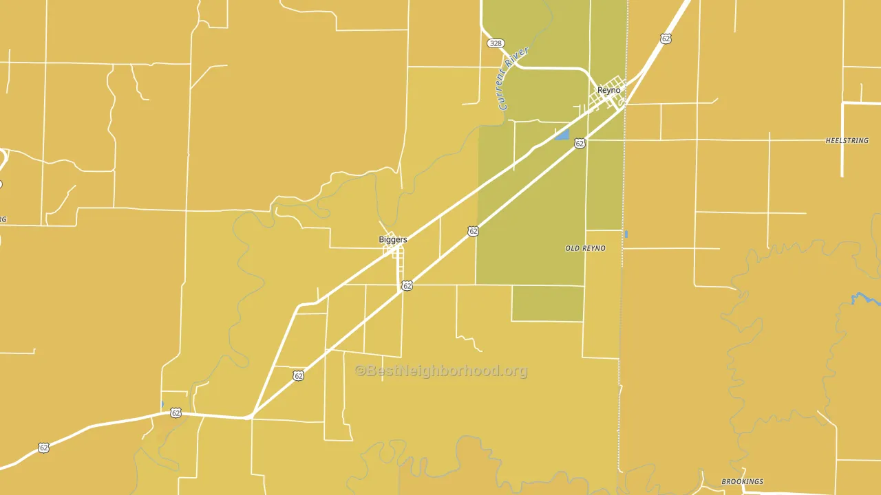 72413, AR block-group voter-turnout map