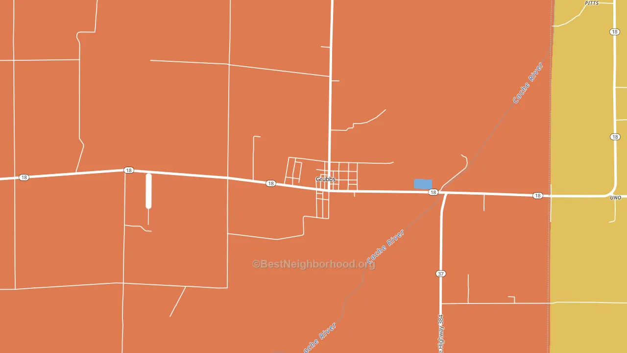 72431, AR block-group voter-turnout map