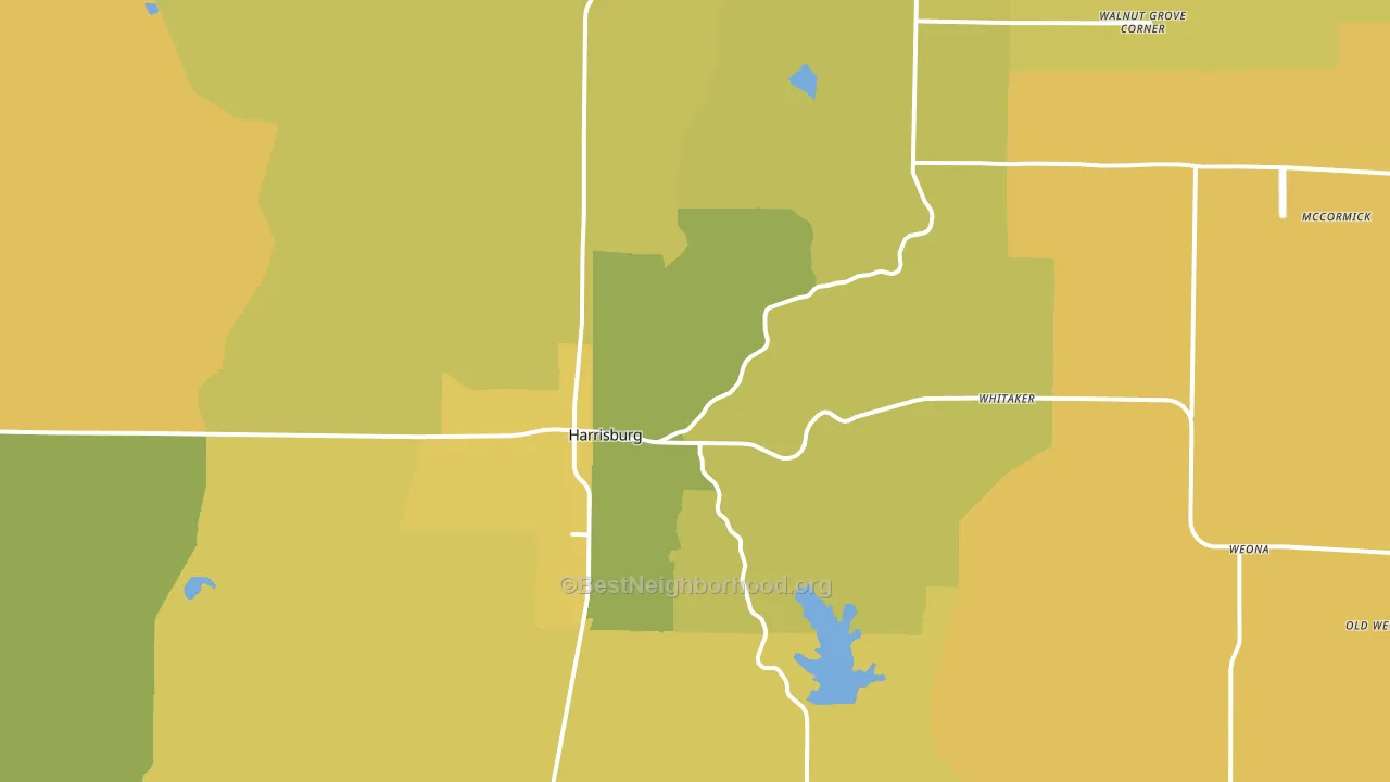 72432, AR block-group voter-turnout map