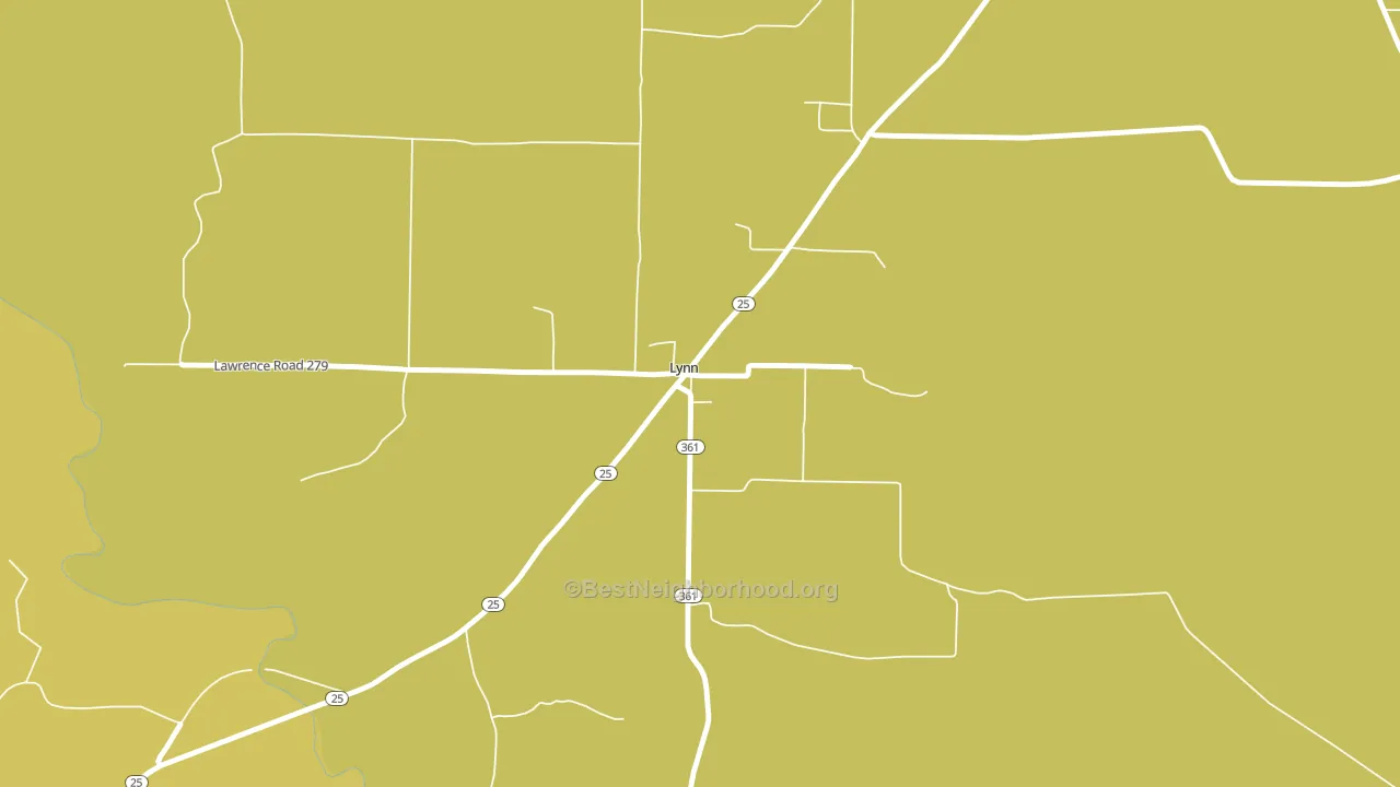 72440, AR block-group voter-turnout map