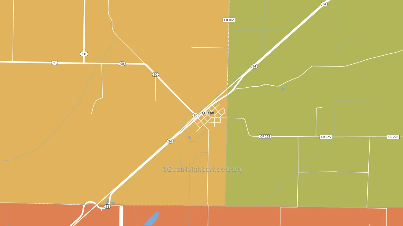 72449, AR block-group voter-turnout map