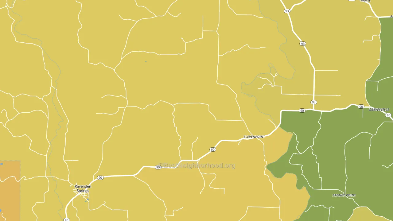 72460, AR block-group voter-turnout map