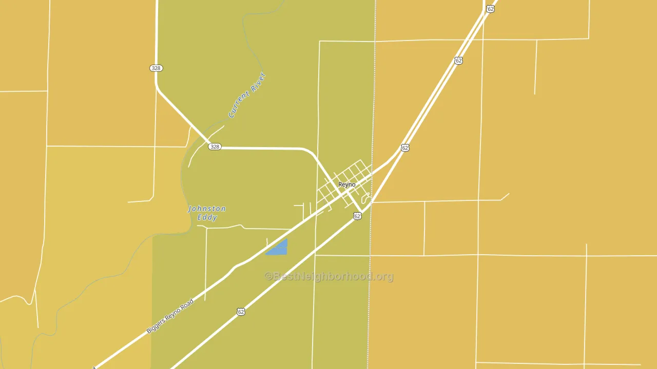 72462, AR block-group voter-turnout map